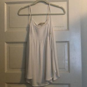 The Loft spaghetti strap white top